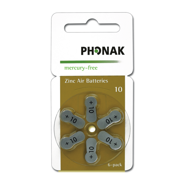 Phonak-Zubehör Zubehör Phonak Hörgerätebatterien 10